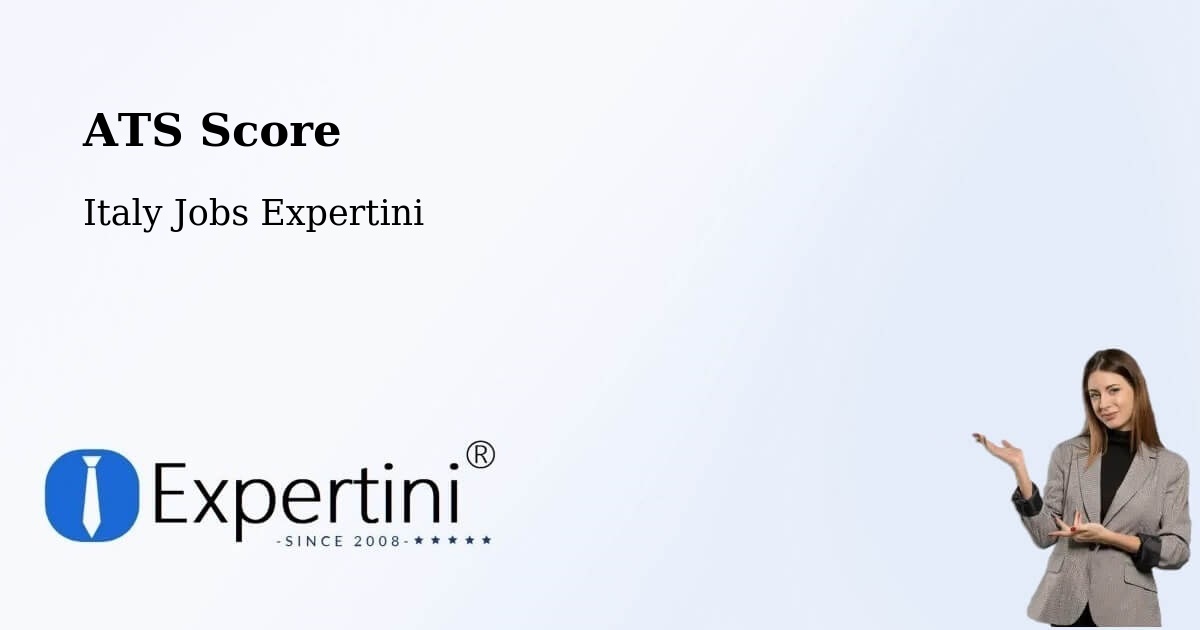 Resume ATS Score & Job Description Match Tool – Meduno - Italy Jobs Expertini